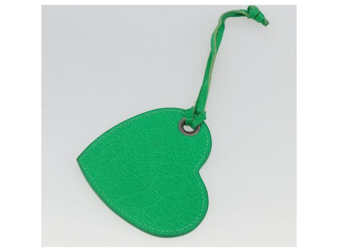 BALENCIAGA Luca Goal XS Borsa a Spalla in Pelle Verde Argento 671309 Auth 158884SAM - vista 25
