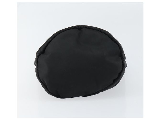 Borsa a mano PRADA in nylon nero Auth BA8979 - vista 10