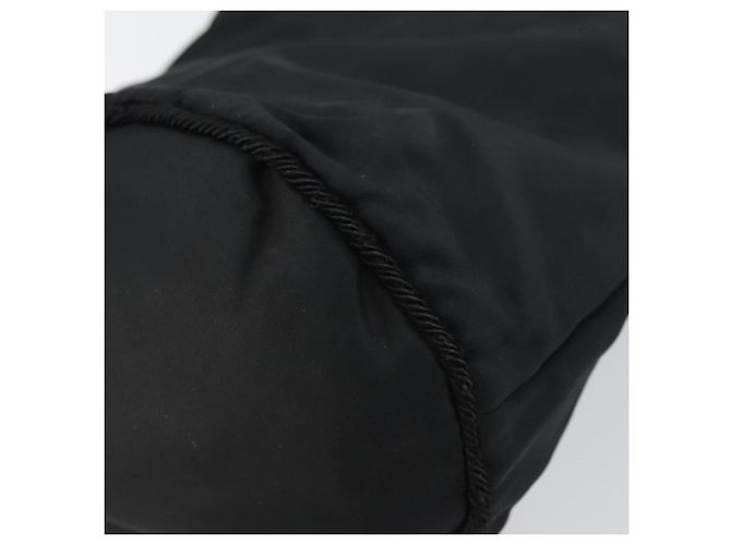 Borsa a mano PRADA in nylon nero Auth BA8979 - vista 13