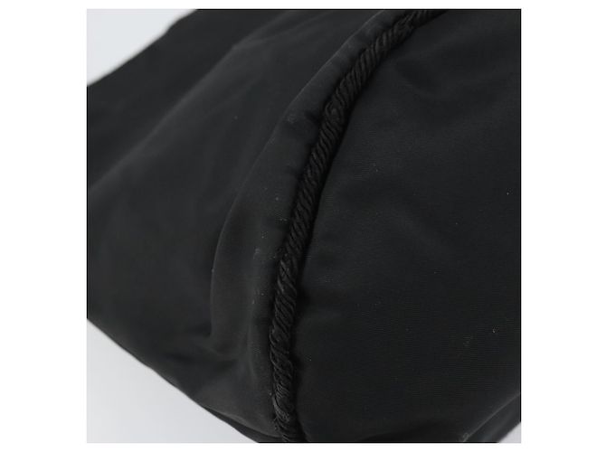 Borsa a mano PRADA in nylon nero Auth BA8979 - vista 14