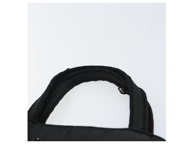 Borsa a mano PRADA in nylon nero Auth BA8979 - vista 8