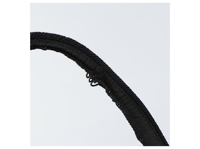 Borsa a mano PRADA in nylon nero Auth BA8979 - vista 9