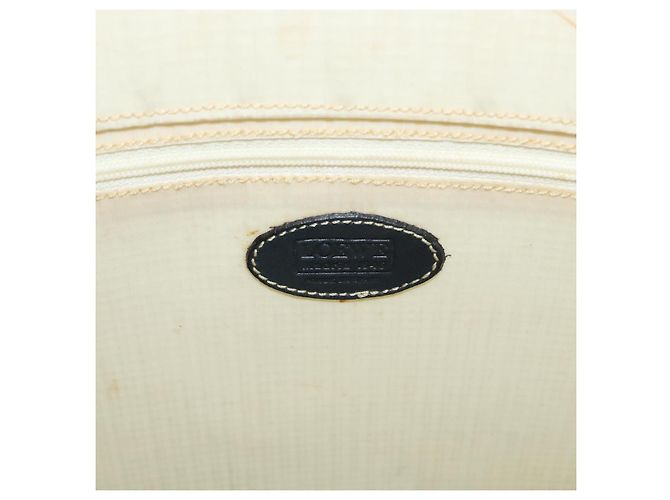 Borsa a mano LOEWE in tela bianca e oro Auth 151572 Bianco D'oro - vista 10