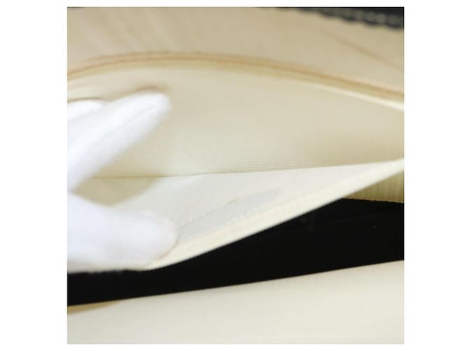 Borsa a mano LOEWE in tela bianca e oro Auth 151572 Bianco D'oro - vista 12