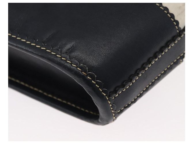 Borsa a mano LOEWE in tela bianca e oro Auth 151572 Bianco D'oro - vista 14