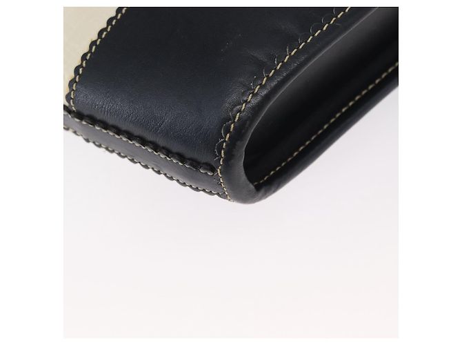 Borsa a mano LOEWE in tela bianca e oro Auth 151572 Bianco D'oro - vista 15