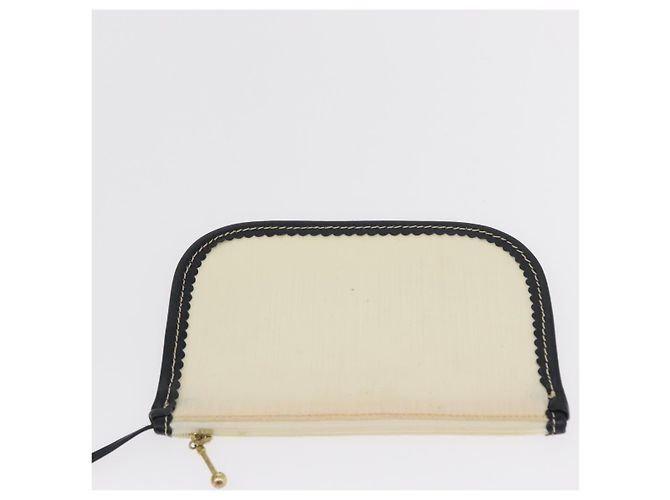 Borsa a mano LOEWE in tela bianca e oro Auth 151572 Bianco D'oro - vista 21
