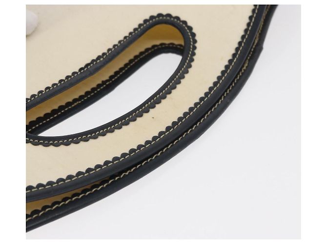 Borsa a mano LOEWE in tela bianca e oro Auth 151572 Bianco D'oro - vista 7