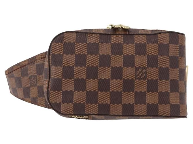 LOUIS VUITTON Borsa a Spalla Geronimos Damier Ebene N51994 Auth LV yk19788 - vista 2