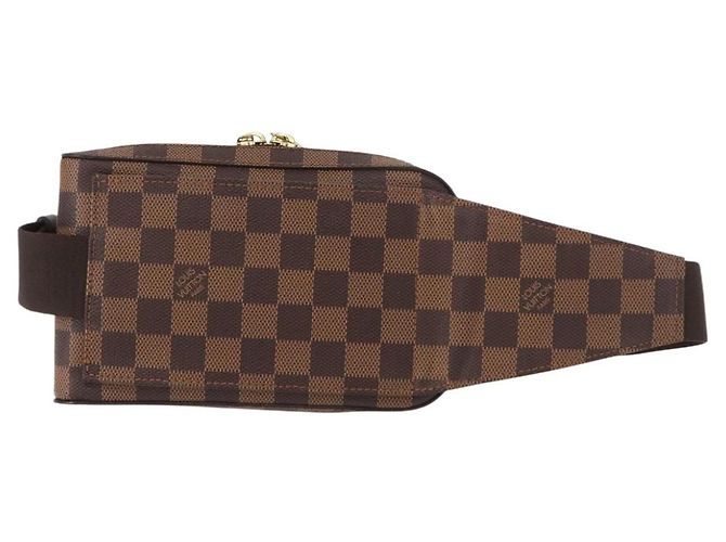 LOUIS VUITTON Borsa a Spalla Geronimos Damier Ebene N51994 Auth LV yk19788 - vista 3