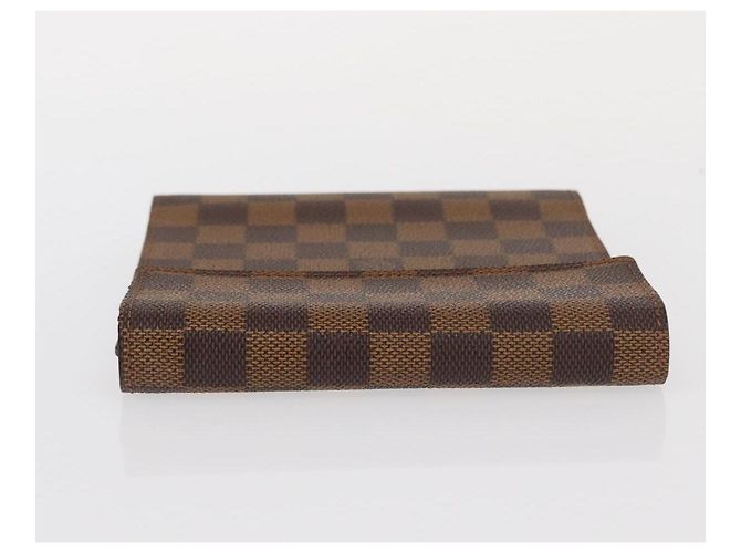 LOUIS VUITTON Custodia CD Damier Ebene Pochette LV Auth 153322 - vista 3
