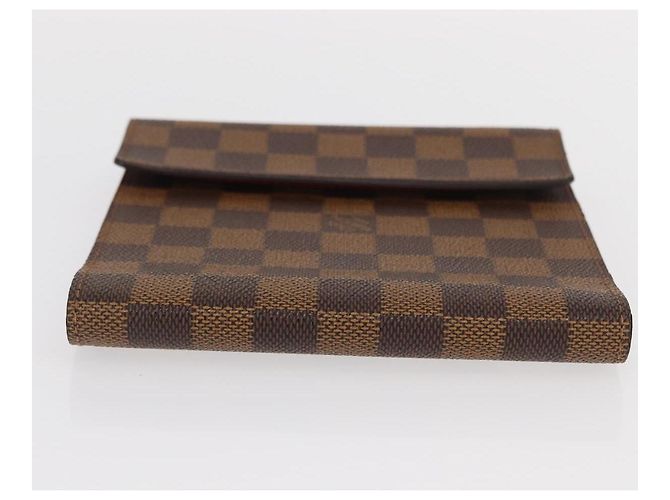 LOUIS VUITTON Custodia CD Damier Ebene Pochette LV Auth 153322 - vista 4