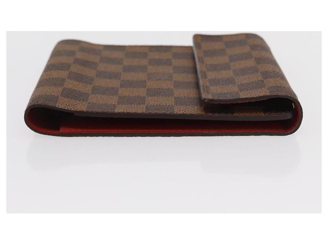 LOUIS VUITTON Custodia CD Damier Ebene Pochette LV Auth 153322 - vista 6