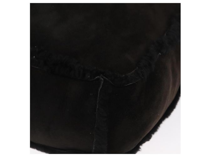 Chanel Borsa Tote Mouton Nera CC Auth bs31120 Nero - vista 13