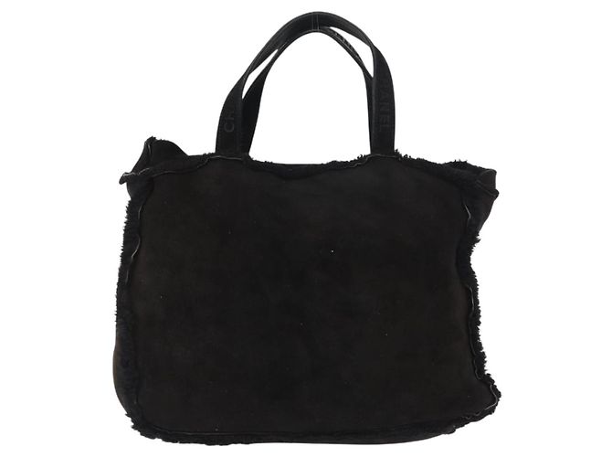 Chanel Borsa Tote Mouton Nera CC Auth bs31120 Nero - vista 2