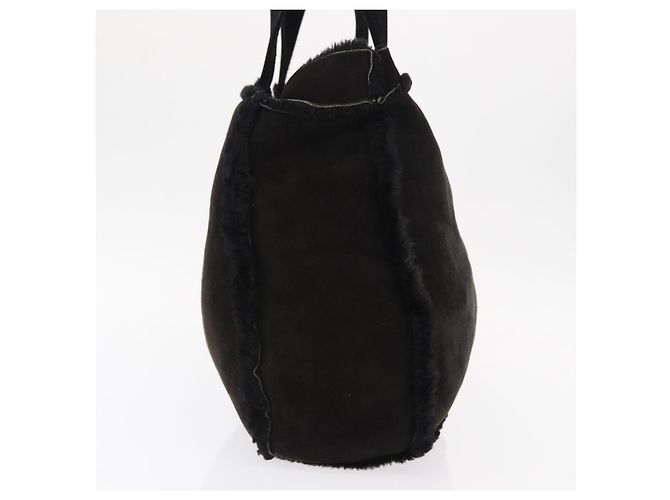 Chanel Borsa Tote Mouton Nera CC Auth bs31120 Nero - vista 5