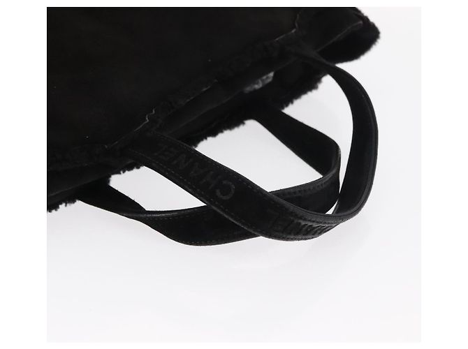 Chanel Borsa Tote Mouton Nera CC Auth bs31120 Nero - vista 7
