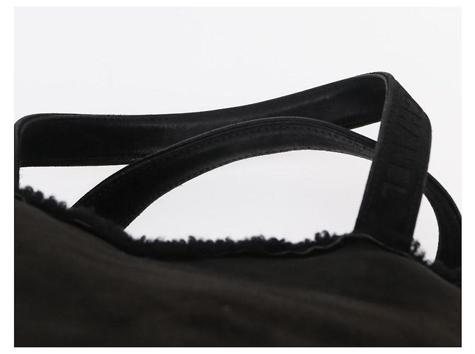 Chanel Borsa Tote Mouton Nera CC Auth bs31120 Nero - vista 8