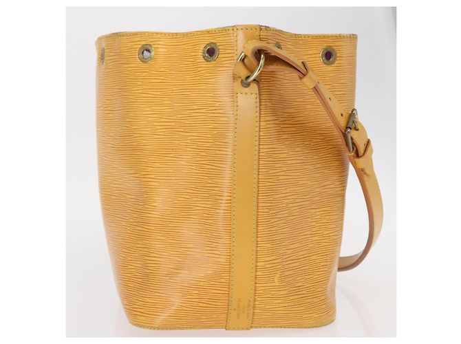 Noe LOUIS VUITTON Borsa a Spalla Petit Noé Epi Gialla M44109 LV Auth 153869 Giallo - vista 5