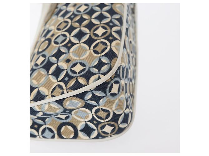 Céline CELINE Accessory Pouch Canvas Navy Auth 154611 Navy blue - view 10