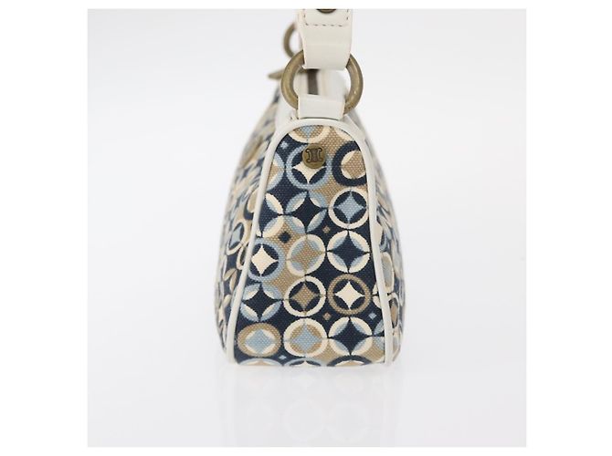 Céline CELINE Accessory Pouch Canvas Navy Auth 154611 Navy blue - view 4