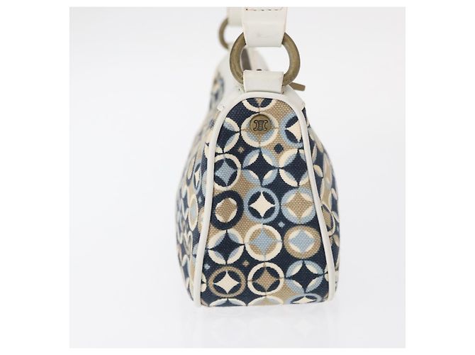 Céline CELINE Accessory Pouch Canvas Navy Auth 154611 Navy blue - view 5