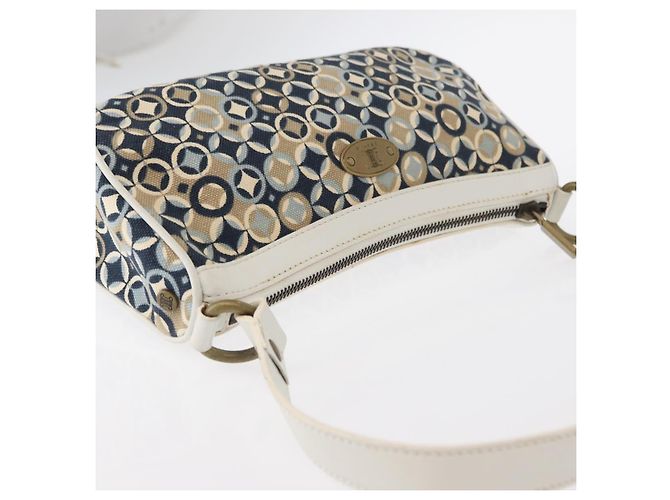 Céline CELINE Accessory Pouch Canvas Navy Auth 154611 Navy blue - view 6