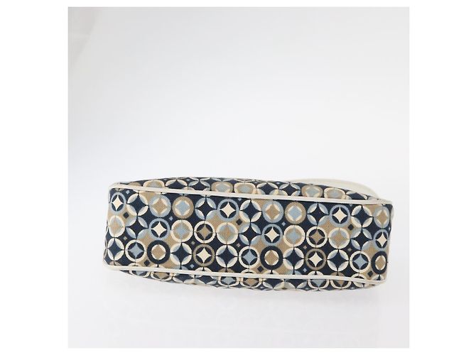 Céline CELINE Accessory Pouch Canvas Navy Auth 154611 Navy blue - view 9