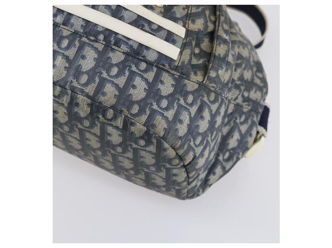 Christian Dior Trotter Canvas Backpack PVC Blue Silver Auth bs31270 Silvery - view 13