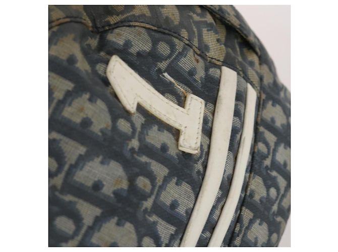 Christian Dior Trotter Canvas Backpack PVC Blue Silver Auth bs31270 Silvery - view 17