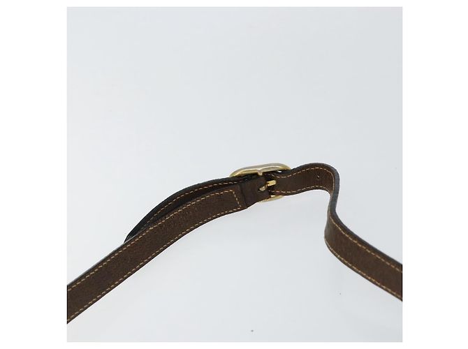 Borsa a Spalla GUCCI GG Supreme Web Sherry Line PVC Beige Oro Auth ep12050 D'oro - vista 8