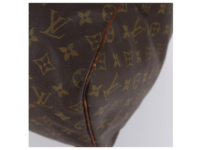 LOUIS VUITTON Borsa Boston Sac Souple 55 Monogram M41622 LV Auth BA7892 Monogramma - vista 10