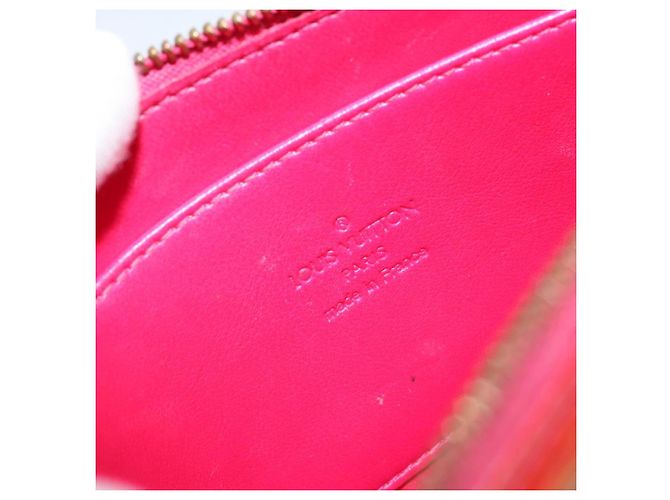 LOUIS VUITTON Estojo Cosmético Vernis Rosa Pop M93647 LV Auth BA8375 - vista 15