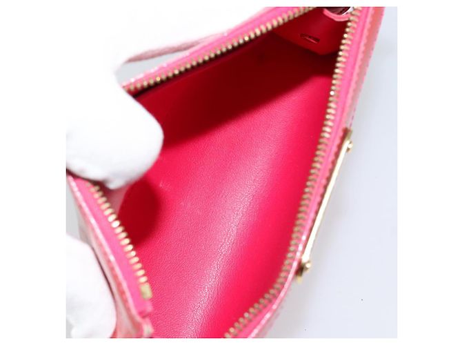 LOUIS VUITTON Estojo Cosmético Vernis Rosa Pop M93647 LV Auth BA8375 - vista 16