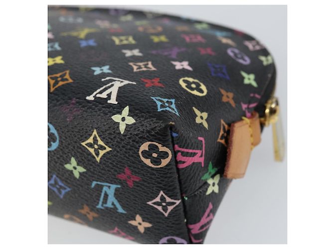LOUIS VUITTON Pochette Pouch Monogram Multicolore Nero M47355 LV Auth 151368V - vista 10