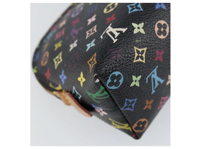LOUIS VUITTON Pochette Pouch Monogram Multicolore Nero M47355 LV Auth 151368V - vista 11