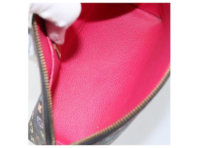 LOUIS VUITTON Pochette Pouch Monogram Multicolore Nero M47355 LV Auth 151368V - vista 15
