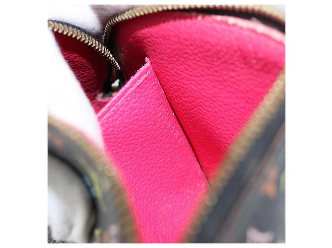 LOUIS VUITTON Pochette Pouch Monogram Multicolore Nero M47355 LV Auth 151368V - vista 19