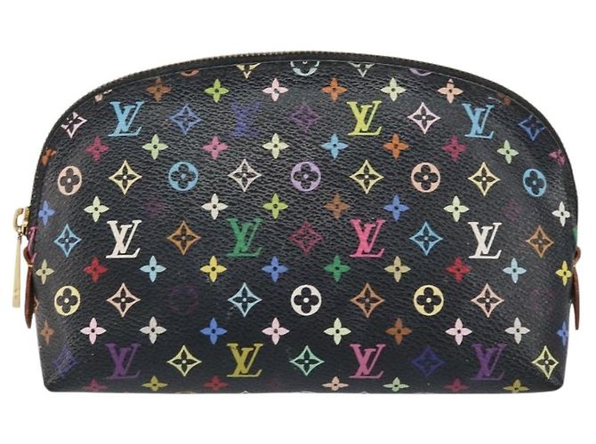 LOUIS VUITTON Pochette Pouch Monogram Multicolore Nero M47355 LV Auth 151368V - vista 2