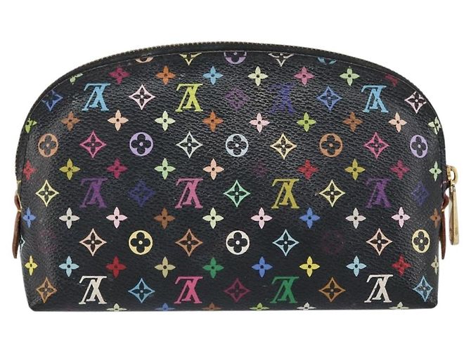 LOUIS VUITTON Pochette Pouch Monogram Multicolore Nero M47355 LV Auth 151368V - vista 3