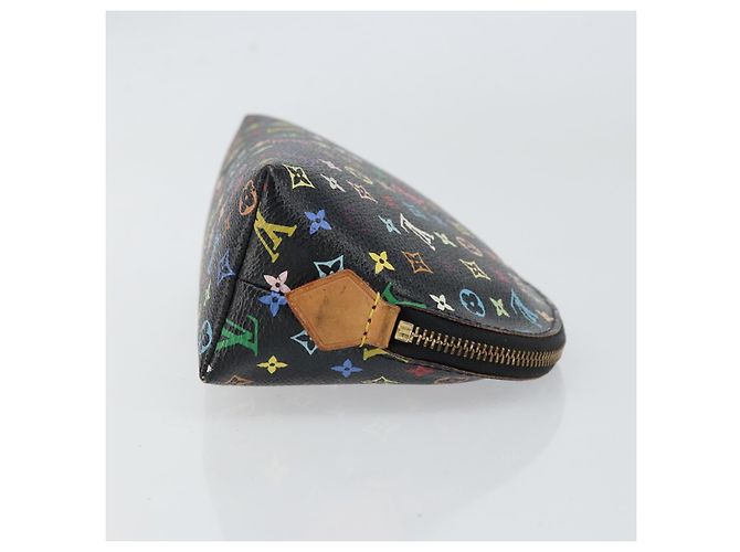 LOUIS VUITTON Pochette Pouch Monogram Multicolore Nero M47355 LV Auth 151368V - vista 4