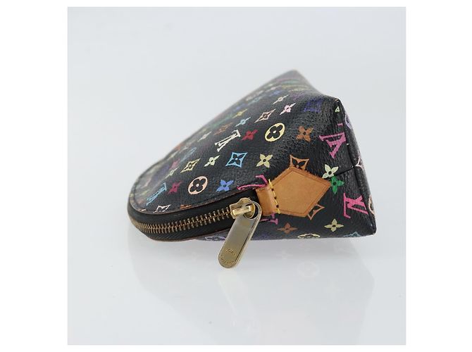 LOUIS VUITTON Pochette Pouch Monogram Multicolore Nero M47355 LV Auth 151368V - vista 5