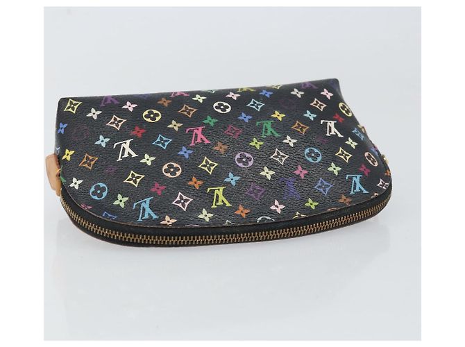 LOUIS VUITTON Pochette Pouch Monogram Multicolore Nero M47355 LV Auth 151368V - vista 6