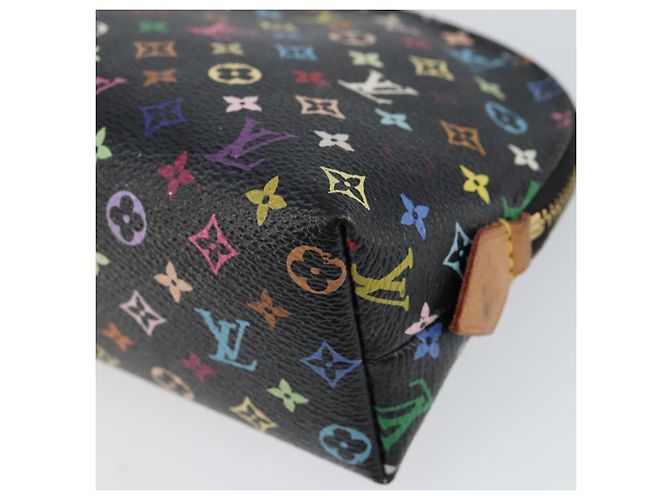 LOUIS VUITTON Pochette Pouch Monogram Multicolore Nero M47355 LV Auth 151368V - vista 8
