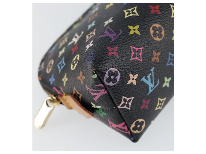 LOUIS VUITTON Pochette Pouch Monogram Multicolore Nero M47355 LV Auth 151368V - vista 9