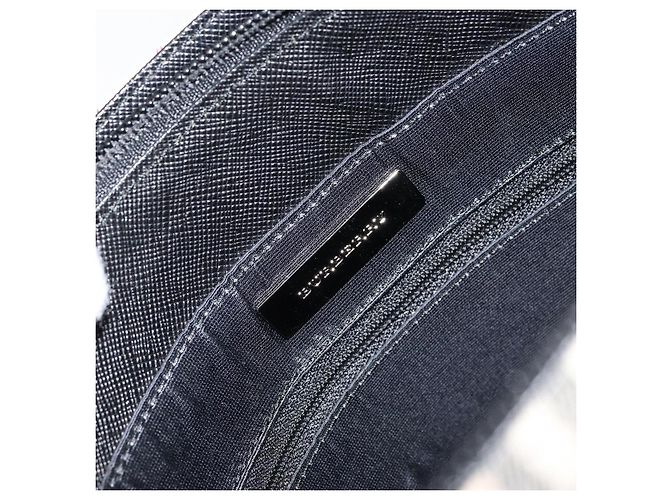 Burberry Nova Check Handtasche aus Canvas Beige Silber Authentisch 154458 - Ansicht 15
