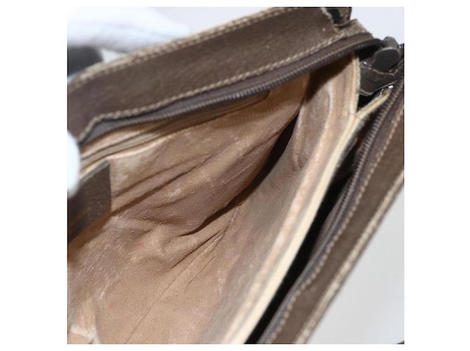 GUCCI GG Supreme Web Sherry Line Bag PVC Beige Red 904 02 043 Auth 151491 - view 18