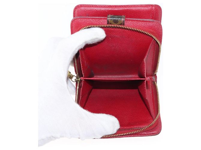 LOUIS VUITTON Monogram Cherry Compact Zip Bifold Wallet M95005 LV Auth 154887 - view 19