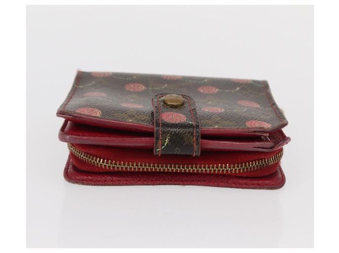 LOUIS VUITTON Monogram Cherry Compact Zip Bifold Wallet M95005 LV Auth 154887 - view 4
