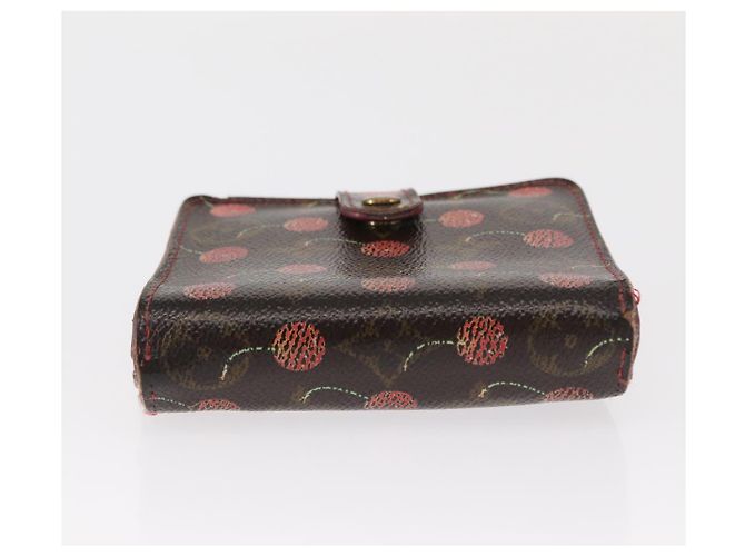 LOUIS VUITTON Monogram Cherry Compact Zip Bifold Wallet M95005 LV Auth 154887 - view 5